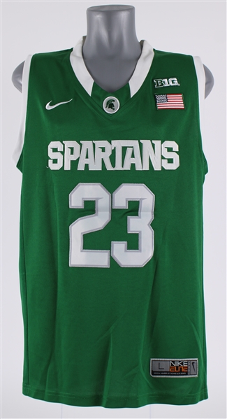 2008-12 Draymond Green Michigan State Replica Nike Jersey Size L 