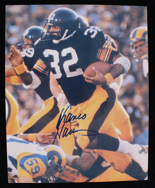 1990s Franco Harris Pittsburgh Steelers Signed 8" x 10" Photo (JSA)