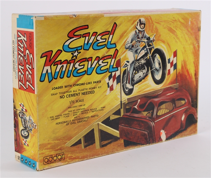 1974 Evel Knievel MIB 1/12 Scale Model Kit by Addar Products Corp.