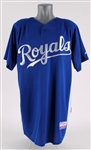 2007-09 Tony Pena Kansas City Royals Signed Spring Training Jersey (MEARS LOA/JSA)