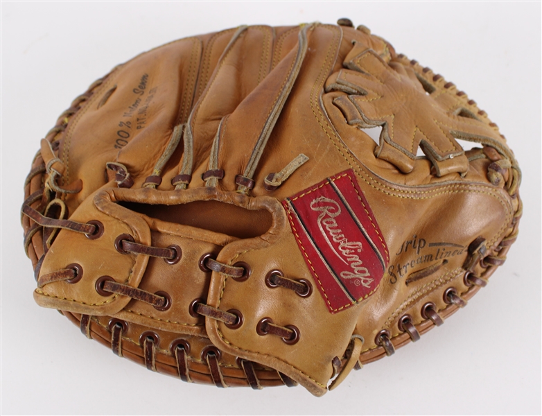 1954-61 Ed Bailey Cincinnati Reds Rawlings Personal Model Catchers Mitt w/ Clubhouse Signature (MEARS LOA)