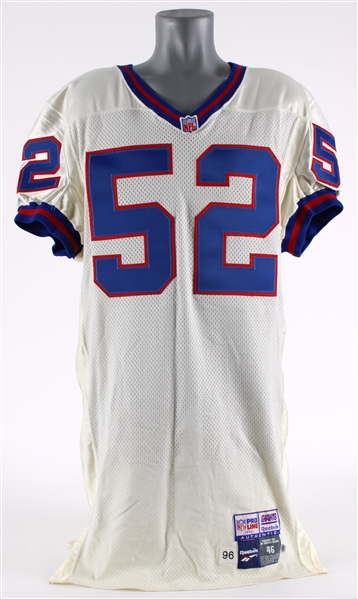 1996 Scott Galyon New York Giants Signed Game Worn Road Jersey (MEARS LOA / Giants Letter / MeiGray / JSA)