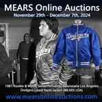 1981 Rookie & World Series Fernando Valenzuela Los Angeles Dodgers Lined Team Jacket (MEARS LOA) 