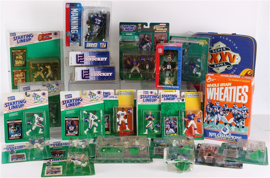 1980s-2000s NY Giants Kenner Starting Line Ups & more (Lot of 22) 