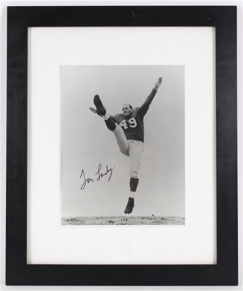 1950-1955 Tom Landry NY Giants Signed 19x23 Photo (JSA) 