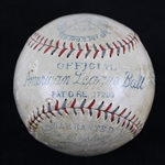 1929-30 Philadelphia Athletics & Chicago White Sox Multi Signed OAL Barnard Baseball w/ 12 Signatures Including Eddie Collins & More *Full JSA Letter*