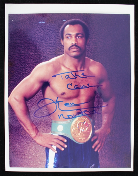 1970-1981 Ken Norton (d.2013) Autographed 8"x10" Color Photo *JSA*