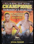 2002 Floyd Mayweather Jr. vs Jose Luis Castillo Official Program