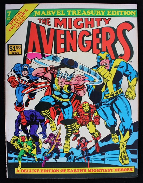 1975 Marvel Treasury Edition The Mighty Avengers Unread, Mint Condition