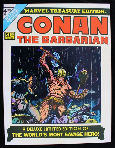 1975 Marvel Treasury Edition Conan The Barbarian Unread, Mint Condition