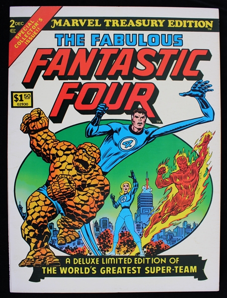 1974 Marvel Treasury Edition The Fabulous Fantastic Four Unread, Mint Condition