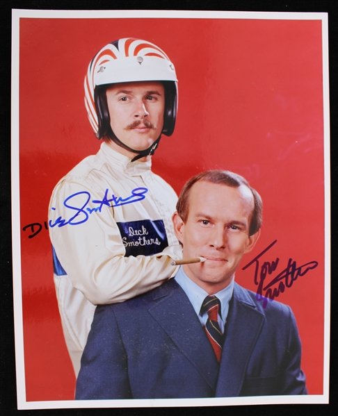 2000s The Smothers Brothers Dual Signed 8" x 10" Photo (JSA)