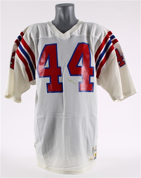 1988 John Stephen New England Patriots Game Worn Road Jersey (MEARS LOA)