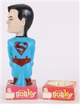 1966 Superman 10" Colgate Soaky Empty Bubble Bath