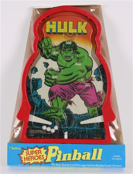 1976 Hulk Hasbro Marvelmania 10x15 Super Heroes Pinball (MIB)