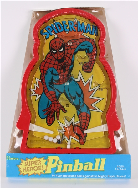 1976 Spider-Man Hasbro Marvelmania 10x15 Super Heroes Pinball (MIB)