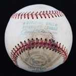 1973 Milwaukee Brewers Milwaukee County Stadium Game Used OAL Cronin Baseball (MEARS LOA) *Ray Nitschke Estate*