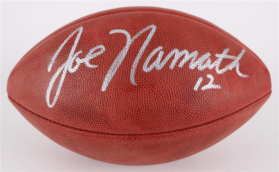 2000s Joe Namath New York Jets Signed ONFL Rozelle Super Bowl III Football (JSA/Steiner)