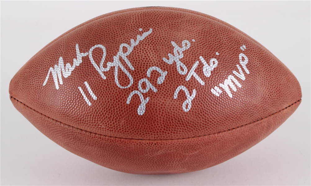 1992 Mark Rypien Washington Redskins Signed ONFL Tagliabue Super Bowl XXVI Football (JSA)