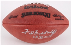 2000s Fred Biletnikoff Oakland Raiders Signed ONFL Rozelle Super Bowl XI Football (JSA) 