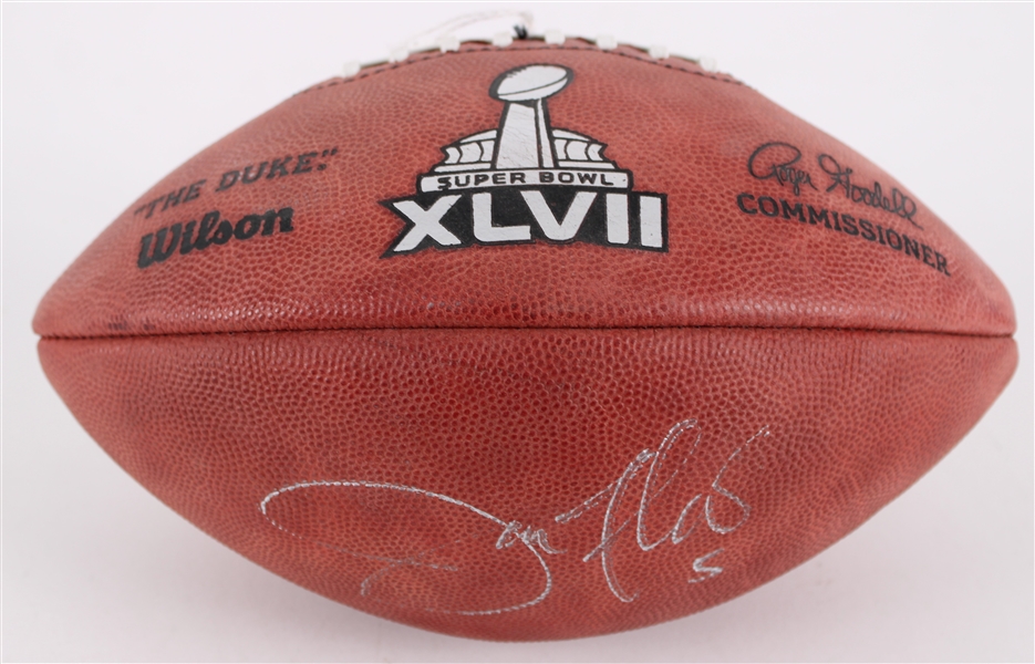 2013 Joe Flacco Baltimore Ravens Signed ONFL Goodell Super Bowl XLVII Football (JSA)