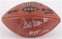 1998 Terrell Davis Denver Broncos Signed ONFL Tagliabue Super Bowl XXXII Football (JSA) 174/250