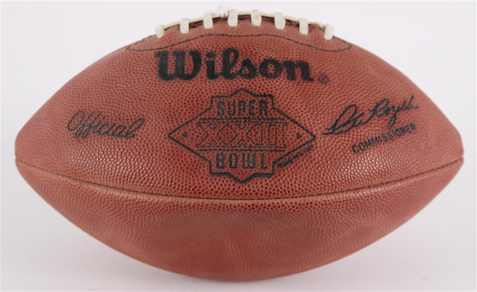 1988 Washington Redskins Denver Broncos ONFL Rozelle Super Bowl XXII Football