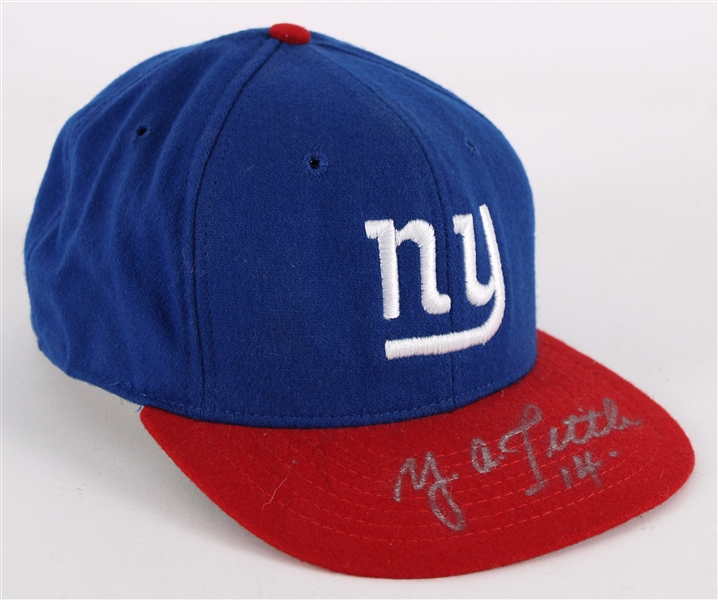 2000s YA Tittle New York Giants Signed Cap (JSA)