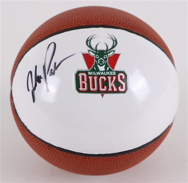 2014-18 Jabari Parker Milwaukee Bucks Signed Mini Basketball (JSA)