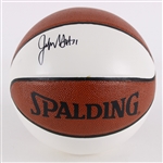 2010s John Henson Milwaukee Bucks Signed Basketball (JSA)