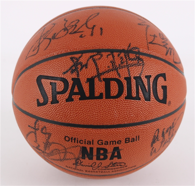 2000s Team Signed ONBA Stern Basketball 