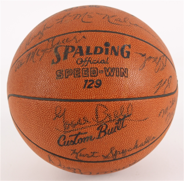 1970-71 Marquette Warriors Team Signed Basketball w/ Al McGuire, Jim Chones & More (JSA)