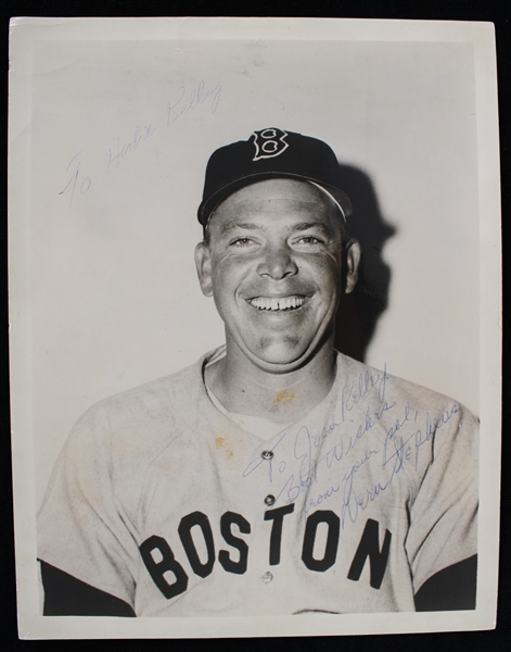 1948-1952 Vern Stephens Boston Red Sox Signed 8x10 Photo (JSA)