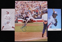 1950s-80s Jim Palmer Baltimore Orioles Signed 8x10 Photo w/ Signed Ralph Kiner Exhibit Card (Lot of 3)(JSA)