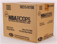 1991-92 Hoops Series 1 Basketball Trading Cards - Case of 20/36 Count Unopened Display Boxes