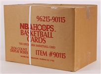 1990-91 Hoops Basketball Trading Cards - Case of 20/36 Count Unopened Display Boxes