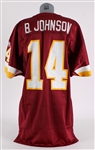 2000 Brad Johnson Washington Redskins Game Worn Home Jersey (MEARS LOA)