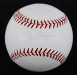 1995-99 Bobby Thomson New York Giants Signed ONL Coleman Baseball (JSA) **333**