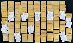 1985 APBA Baseball Game Team Card Sets - Lot of 65