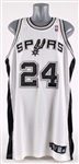 2009-10 Richard Jefferson San Antonio Spurs Game Worn Home Jersey (MEARS LOA / Fuji Sport Science)