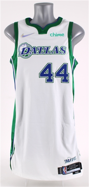 2021 Charlie Brown Jr. Dallas Mavericks Game Worn City Edition Christmas Day Jersey (MEARS LOA / NBA Letter)