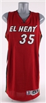 2017 Willie Reed Miami Heat El Heat Game Worn Alternate Jersey (MEARS LOA / Fuji Sport Science / NBA Letter)