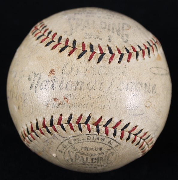 1929 National League Champion Chicago Cubs Multi Signed ONL Heydler Baseball w/ 15 Signatures Including Gabby Hartnett, Kiki Cuyler, Riggs Stephenson & More