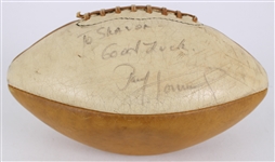 1960s Paul Hornung Green Bay Packers Signed Football (JSA)