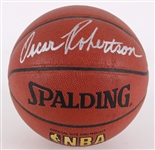 2000s Oscar Robertson Cincinnati Royals Signed Basketball (JSA)