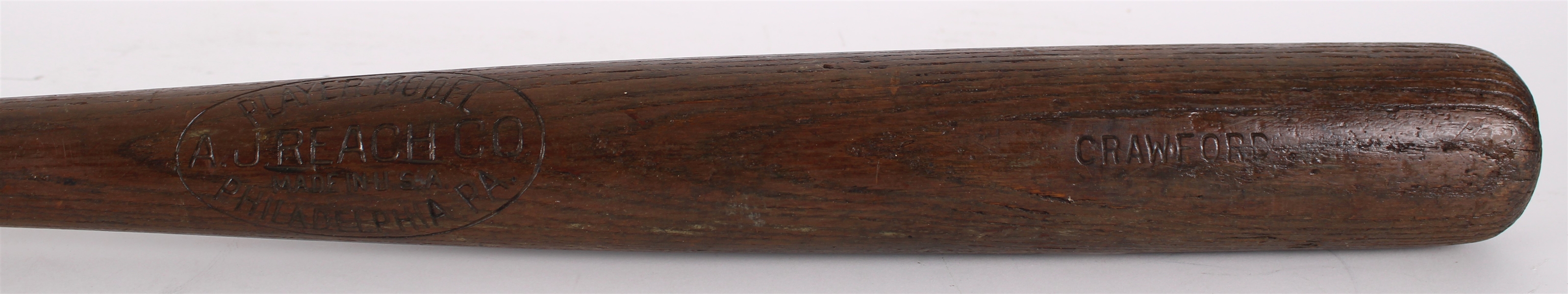 1931-33 Crawford Player Model AJ Reach Co. Baseball Bat (MEARS LOA)