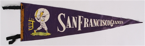 1950s-60s San Francisco Giants 26" Full Size Pennant