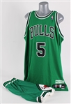 2008 Andres Nocioni Chicago Bulls Signed Game Worn St. Patricks Day Uniform (MEARS LOA / JSA / Fuji Sport Science)