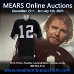 1976-79 Ken Stabler Oakland Raiders Home Jersey (MEARS A10)