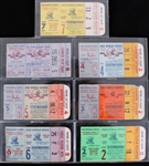 1960 Pittsburgh Pirates New York Yankees World Series & All Star Game Ticket Stubs - Lot of 7